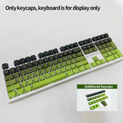 Contour 4.0 Side Engraved Keycap PBT Translucent 97 Key Gaming Mechanical Keyboard Key Cap White For Magnetic Switch F75 GMK87