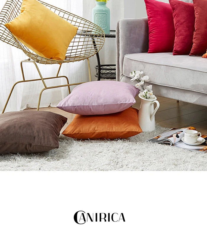 Pillow Cover Velvet, Pillow Case 40x40cm For Living Room Sofa Decorative Pillows, Home Decor Housse De Coussin