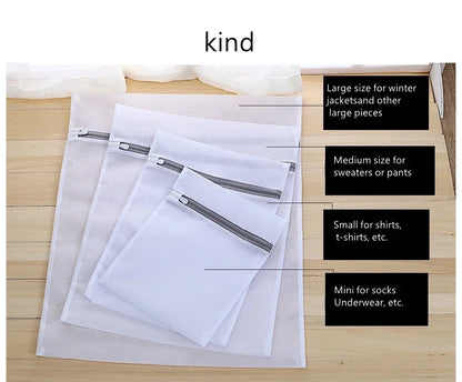 Fine Net Laundry Bag, Clothing Care Washing Machines Dirty Laundry Basket, Travel Shoes Mesh Bags, Woman Bra Clothes Organizer