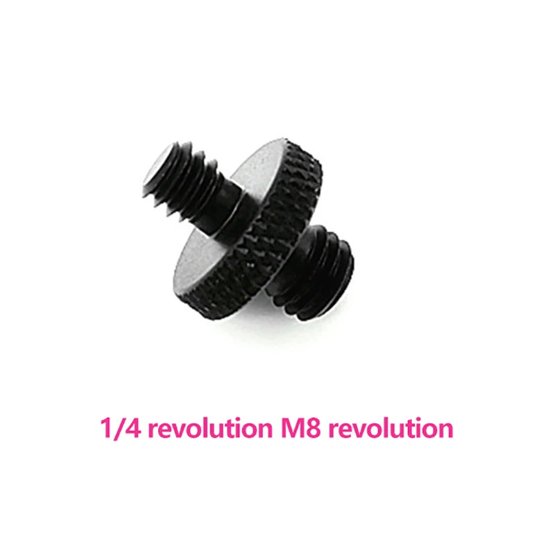 Conversion Screw Dual Nuts Tripod Mount 1/4toM4 M5 M6 M8 M10 Inch Projector Bracket Adapter Converter for DSLR Camera Tripod Acc