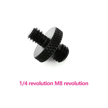 Conversion Screw Dual Nuts Tripod Mount 1/4toM4 M5 M6 M8 M10 Inch Projector Bracket Adapter Converter for DSLR Camera Tripod Acc