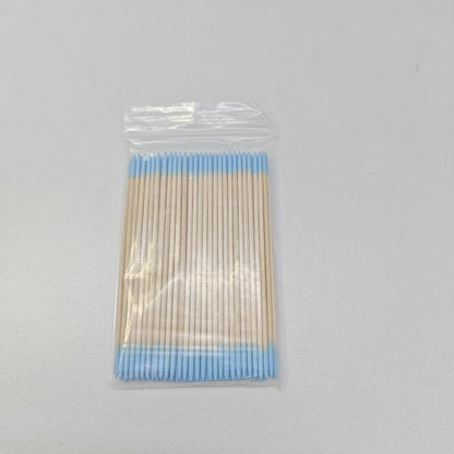 100/300/500 Pcs Disposable Ultrasmall Cotton Swab Brush Lint-Free Micro Wood Makeup Brushes for Eyelash/Tattoo Cleaning, Tattoo Accessories