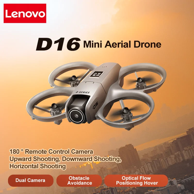 Lenovo D16 GPS Drone 8K Aerial HD Professional Dual-camera Helicopter Optical Flow Positioning Avoidance Brushless Power Drone