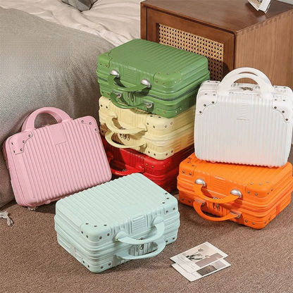 Hot Sales 14 inch Travel Suitcase Hand Mini Cosmetic Box Organizer Luggage Boarding Case For Women Travel Tote