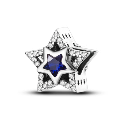 PAMELA 925 Sterling Silver Sea Turtle Starfish Blue Charm Dolphin Octopus Shell Bead For Original Charms Bracelets Ocean Jewelry