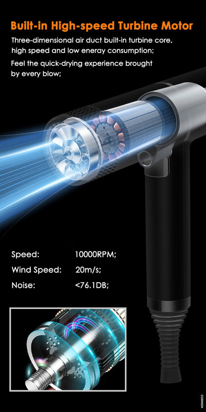 Professional Hair Dryer Infrared Negative Ionic Blow Dryer Hot Cold Wind Salon Hair Styler Tool Hair Blower Electric Blow Drier