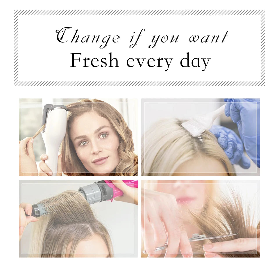 White Long Straight Synthetic Wigs for Women, Colorful Cosplay Party Fake Hair with Bangs, White Wig, HighTemperature Fiber, HENRY MARGU