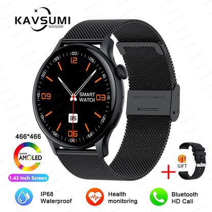 Smartwatch for Women AMOLED Screen Always Display Time NFC IP68 Waterproof Sports Call Women Smart Watch For Women Custom dial