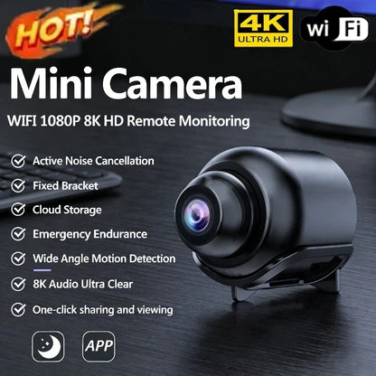 1080P Mini Camera Wireless Surveillance Security Video Night Vision Motion Detection Camcorder Monitor for Smart Home Security