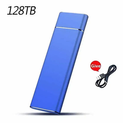 Mini USB SSD portátil 256 TB 1 TB 2 TB de alta velocidad original de almacenamiento masivo SSD USB3.0 Disco duro externo para ordenador portátil SSD