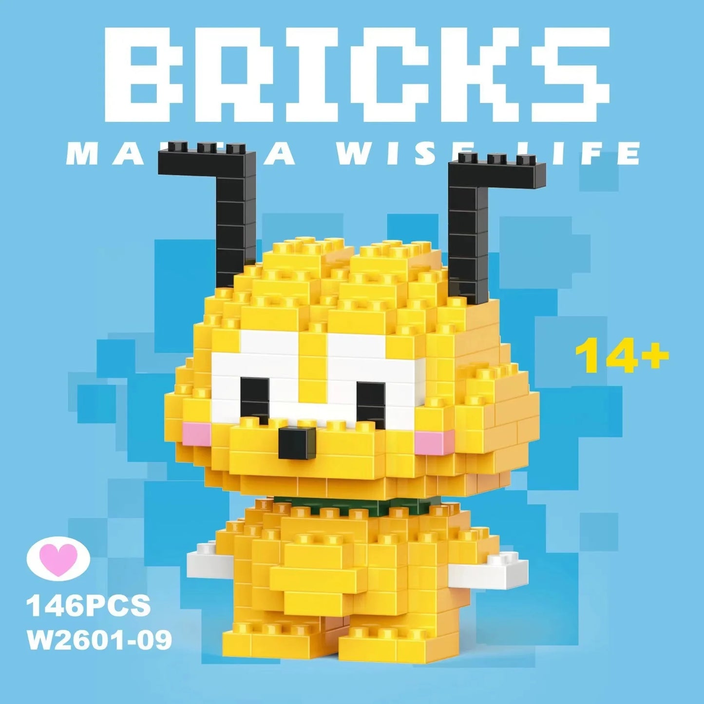 building block toys are luxurious models, suitable educational DIY games, cartoon anime games, building block lovers' desktop
