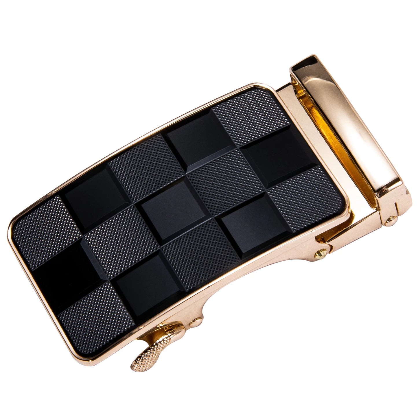 60 Kinds Metal Mens Relacement Belt Buckles Button Sliding Buckle Without Belt Black Gold Blue for 3.5 cm Ratchet Belts ONLY