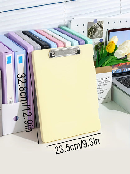 1Pc, A4 writing board file box, 2-in-1 A4 document and photo multifunctional storage box, portable organization tool for office