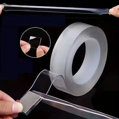 Nano Tape Extra Strong Double-sided Adhesive Tape, Waterproof Transparent Decorative Tape, Thickened Reusable Tape Tools For Home