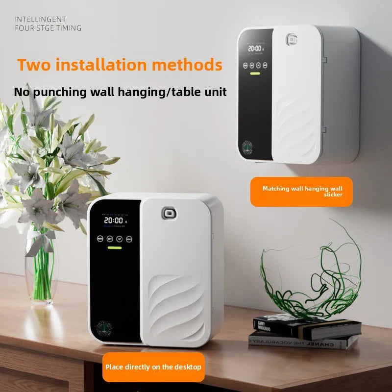 Difusor de aroma inteligente de 500 ml - Bluetooth, pulverización automática, cobertura de 1000 m³ y eliminación de olores para el hogar/comercial (hotel/bar/spa)