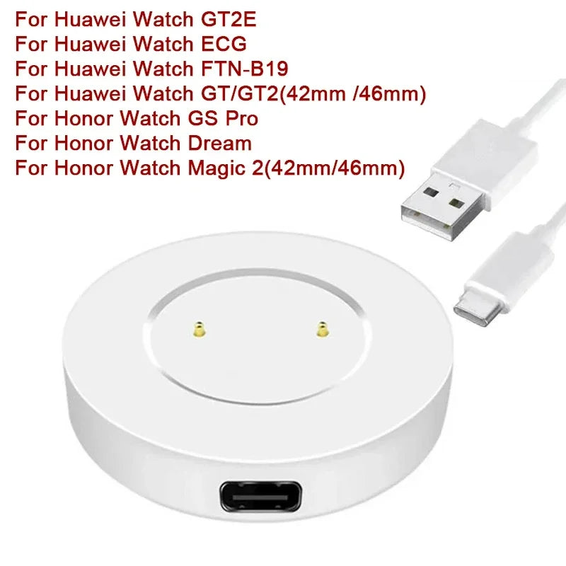 Base de carga magnética para Huawei Watch 3, 3 Pro, ECG, GT2, GT3 Pro y Honor Watch Dream, Magic 2