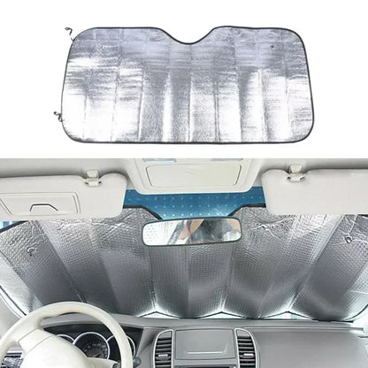 Universal Windshield Sunshade, Foldable Car Front Window Sunshade, Snow Ice Protection Cover, Winter Summer Windshield Shield
