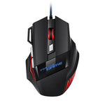 New Hyperspeed USB Gaming Mouse, RGB Backlit Ergonomic Game Mice, 7D Esports Wired Mouse for Laptop PC Gamer