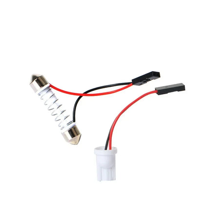 4Pcs, Car Interior Accessories, 18/24/48 SMD T10 4W 12V COB, Car Interior Panel LED Lights Lamp Bulb, Car Dome Light Car Panel