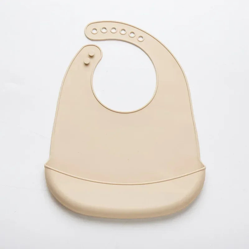 Silicone Baby Bib Waterproof Saliva Dripping Banana Bibs Newborn Feeding Soft Edible Aprons Baby Adjustable Burp Scarf