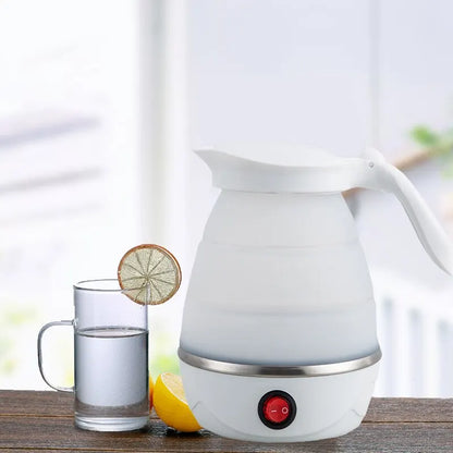 Foldable and Portable Teapot Water Heater 600ML Household Travel Electric Water Kettle 220V Kitchen Appliances Water Boiling Pot