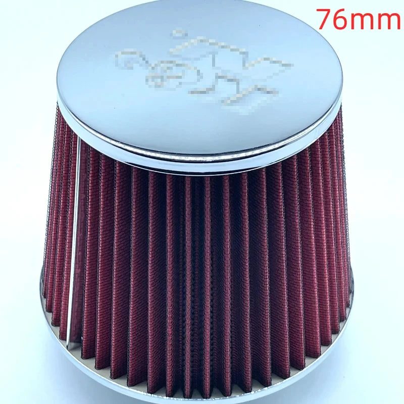 2.5 3 3.5 4 Inch Car Intake Air Filter for K＆N 14084-2 Universal High Flow Cone 102 89 76 70 63.5 60mm KN Tapered Mushroom Head