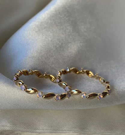 New Cute Colorful Zircon Flower Ring For Women Girl, Fashion Vintage Zircon Adjustable Rings, Jewelry Gift