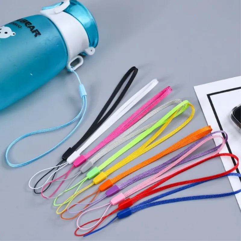 20Pcs Hand Wrist Lanyard Strap String Short Grip Lanyard for USB Flash Drive Keychain ID Badge Holder Phone Straps DIY Hang Rope