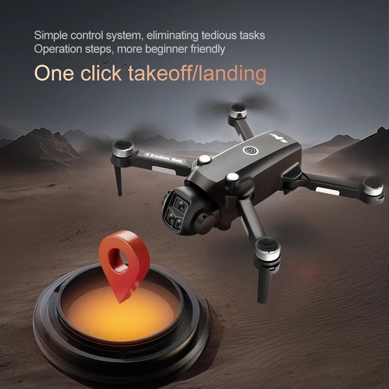 2026 V156 MAX Drone 8K HD 5G WIFI GPS Screen RC Dual Camera Intelligent Obstacle Avoidance Brushless Power Toys Drone Gift 2026