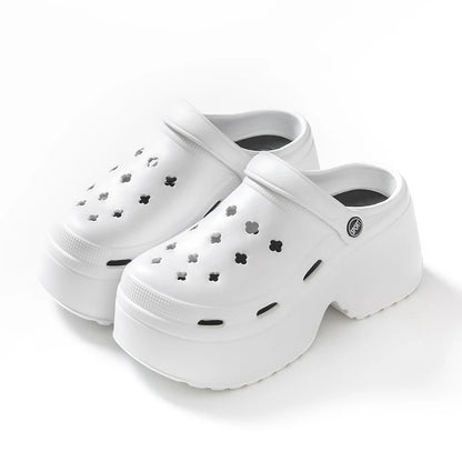 Chunky Platform Clogs Shoes for Women Thick Bottom Non-Slip Beach Sandals Women Summer Fashion Wedges EVA Sandals Slippers