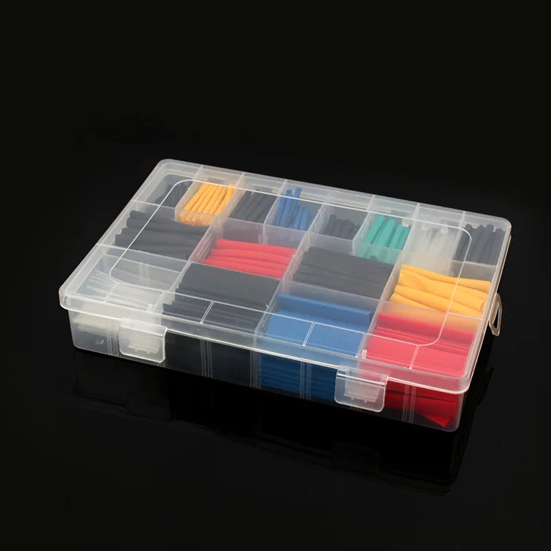 Insulation Sleeving Heat Shrink Tube Thermoresistant tube Kit Polyolefin Heat Shrink Tubing Wire cable Waterproof Shrink 2:1