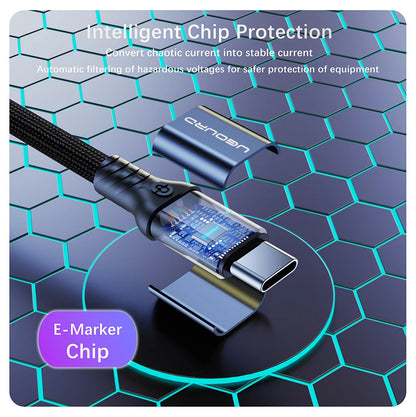 USB3.2 USB3.1 Gen2, 10Gbps Cable, USB-A to USB Type C Cable, 3A 60W Fast Charging, 10G Data Transfer Cord, USB-C for SSD Hard Disk