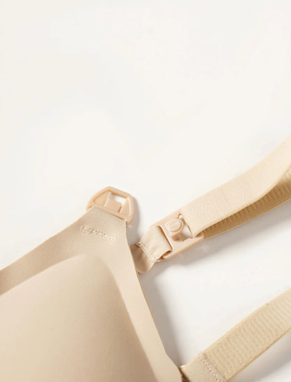 Maternity bra with push-up front to prevent sagging Seamless breathable and comfortable nursing push-up bra
