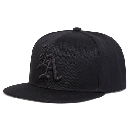 Sombreros de hip-hop unisex con bordado de letras góticas, gorras de béisbol informales ajustables para primavera y otoño, sombrero de protección solar