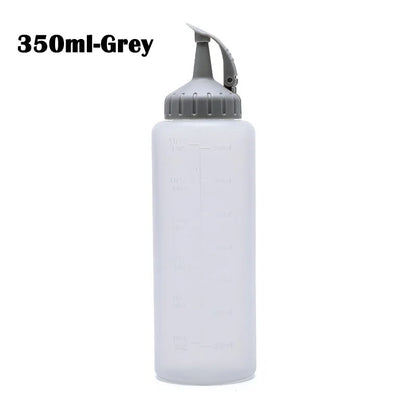 175ML/350ML Large Squeeze Bottle Condiment Bottles with Nozzles Ketchup BBQ Sauces Oil Bottle Dispenser Squeeze Sauce Bottles