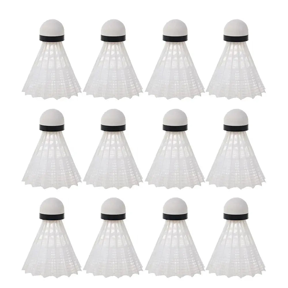 Nylon Badminton Shuttlecocks with Great Stability Durability, Indoor Outdoor Sports Training Balls