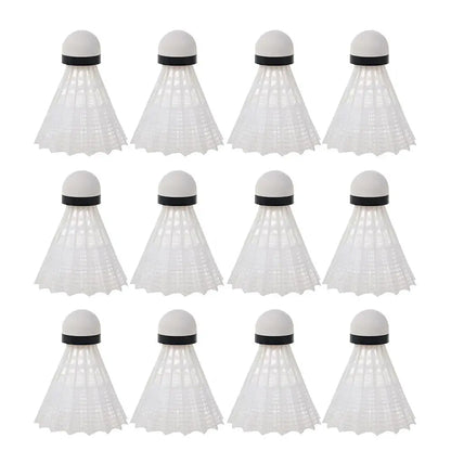 Nylon Badminton Shuttlecocks with Great Stability Durability, Indoor Outdoor Sports Training Balls