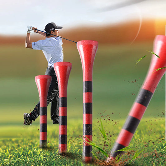 100pcs/bag professional bamboo golf tee, 5 times stronger than ordinary tees, more durable and stable