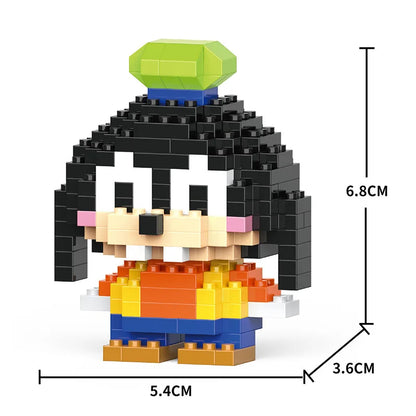 Cartoon Cool Rice Building Blocks Animal Dolls Educational Assembled Toys Ornaments Small Particles Children's Birthday Gifts