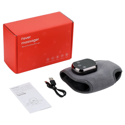Electric Foot Massager Vibration Relaxation Ankle Massager Warm Hot Compress Ankle Brace Joint Sprain Support Ankle Protection