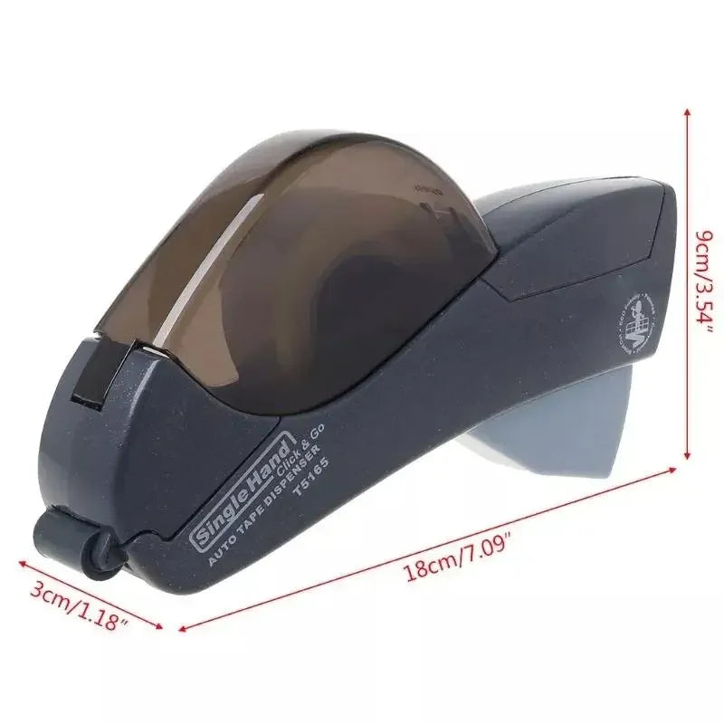 1Pcs Automatic Tape Dispenser Hand-held One Press Cutter for Gift Wrapping Scrap Booking Book Cover