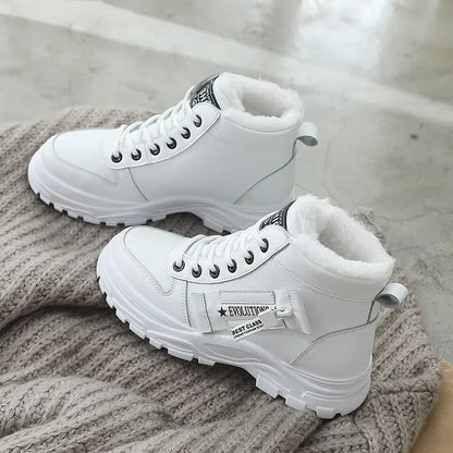 Winter Snow Boots for Women Casual High-top Shoes Warm Women's Sneakers Platform Ankle Boots Plus Size 45 Zapatillas De Mujer New