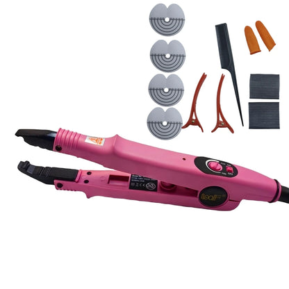 Loof Professional Nueva Tenacilla de Fusión para Extensiones de Cabello con Temperatura Ajustable hasta 220℃, Mini Punta Calentadora Inteligente, Herramienta de Unión de Queratina
