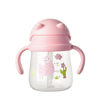 1PC Baby Duckbill Drinking Cup Wide Mouth Cup Baby Learning Drinking Cup with Double Handle for Learning Independent Drinking
