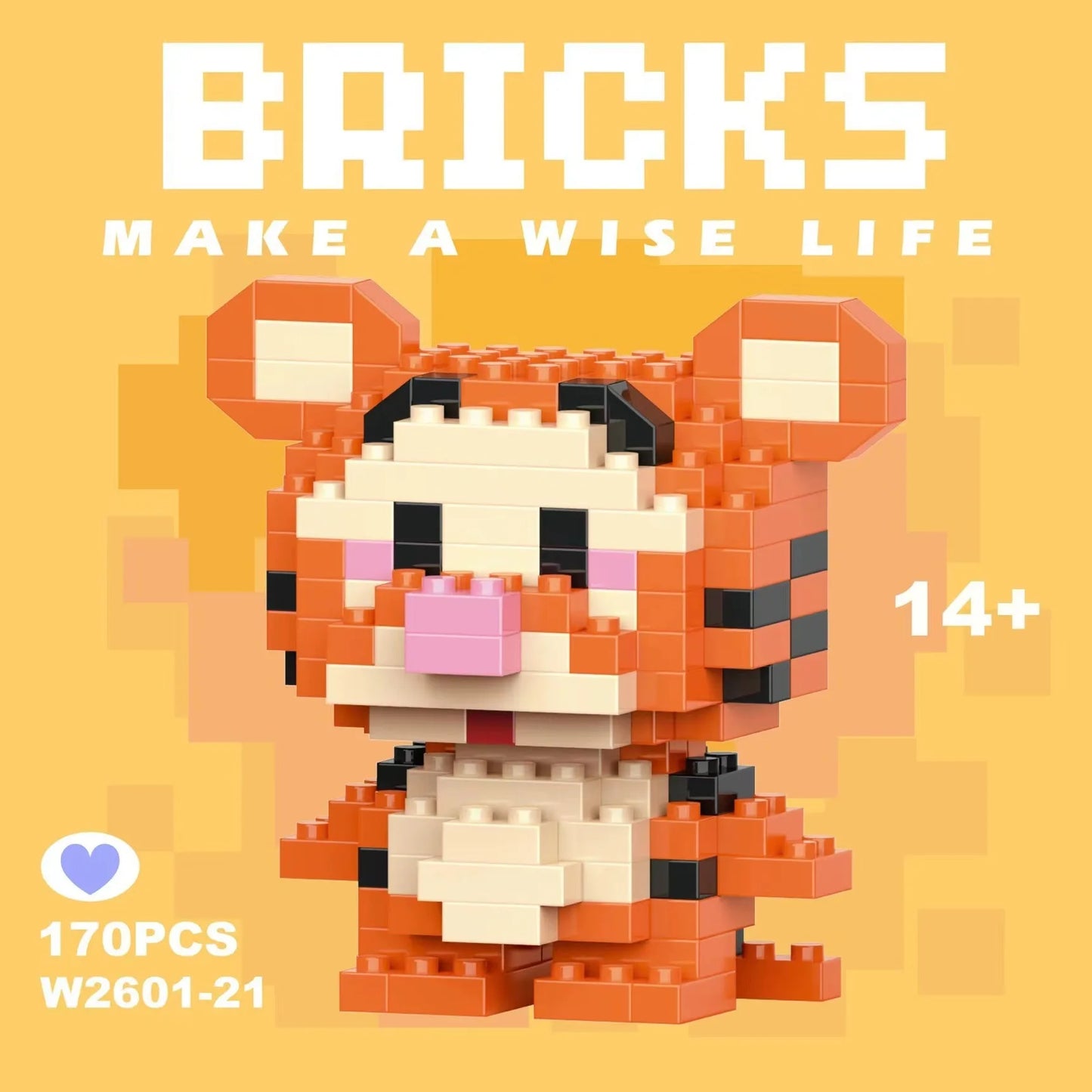 building block toys are luxurious models, suitable educational DIY games, cartoon anime games, building block lovers' desktop