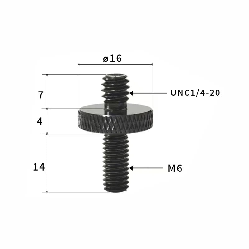 2/4pcs Universal Camera Conversion Screw 1/4 Male to 3/8 M4 M5 M6 M8 M10 Male Screw Tripod Monopod Mount Adapter Photography