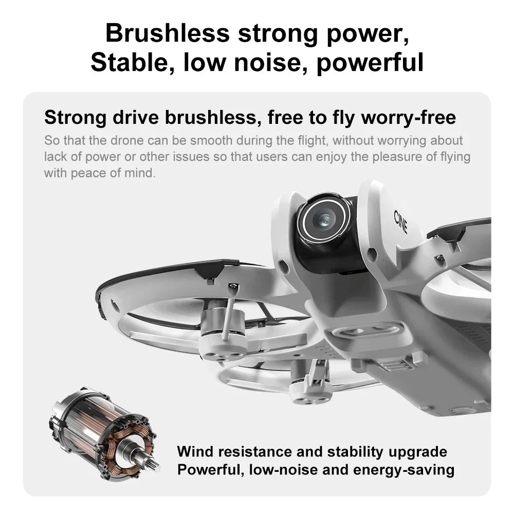 For Genuine V666 Drone Professional WIFI 5G Drone Obstacle Avoidance Brushless Altitude Headless Mode RC Quadcopter FPV Toys