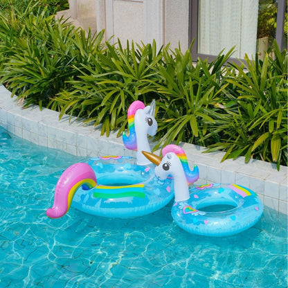 ROOXIN Swimming Ring Adult Water Play Tube Inflatable Swimming Seat Swimming Circle Pool Float Beach Party