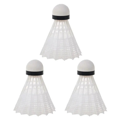 Nylon Badminton Shuttlecocks with Great Stability Durability, Indoor Outdoor Sports Training Balls