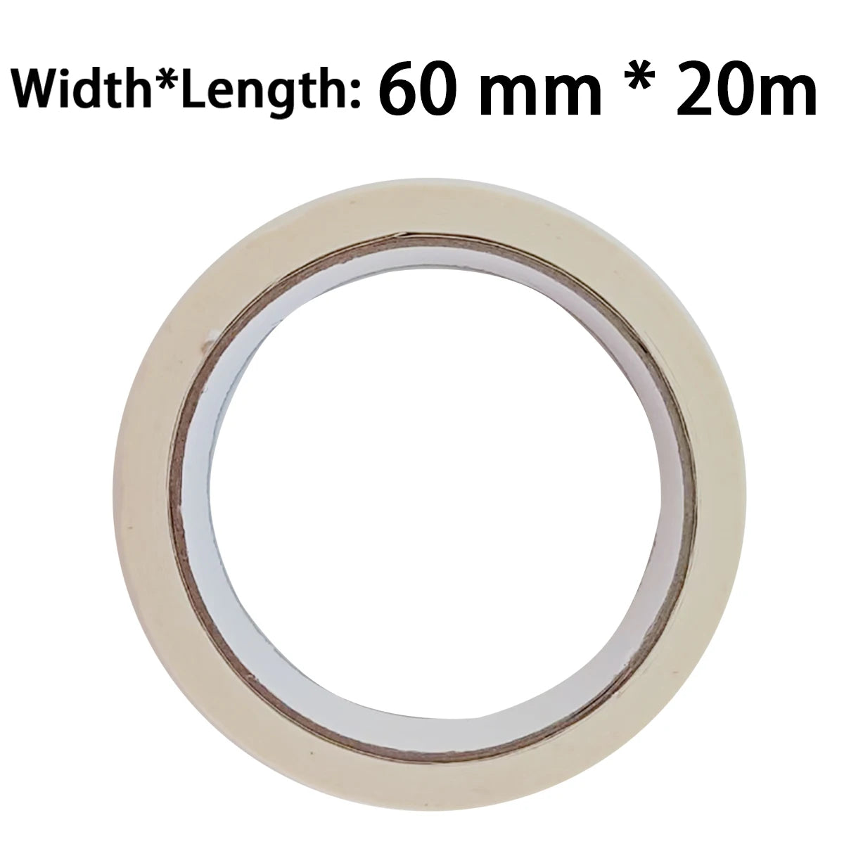 Cinta de carrocero blanca de 20 m/50 m, grabable, selladora, autoadhesiva, impermeable para pintura artística, bocetos, coches, bricolaje, papel, material escolar